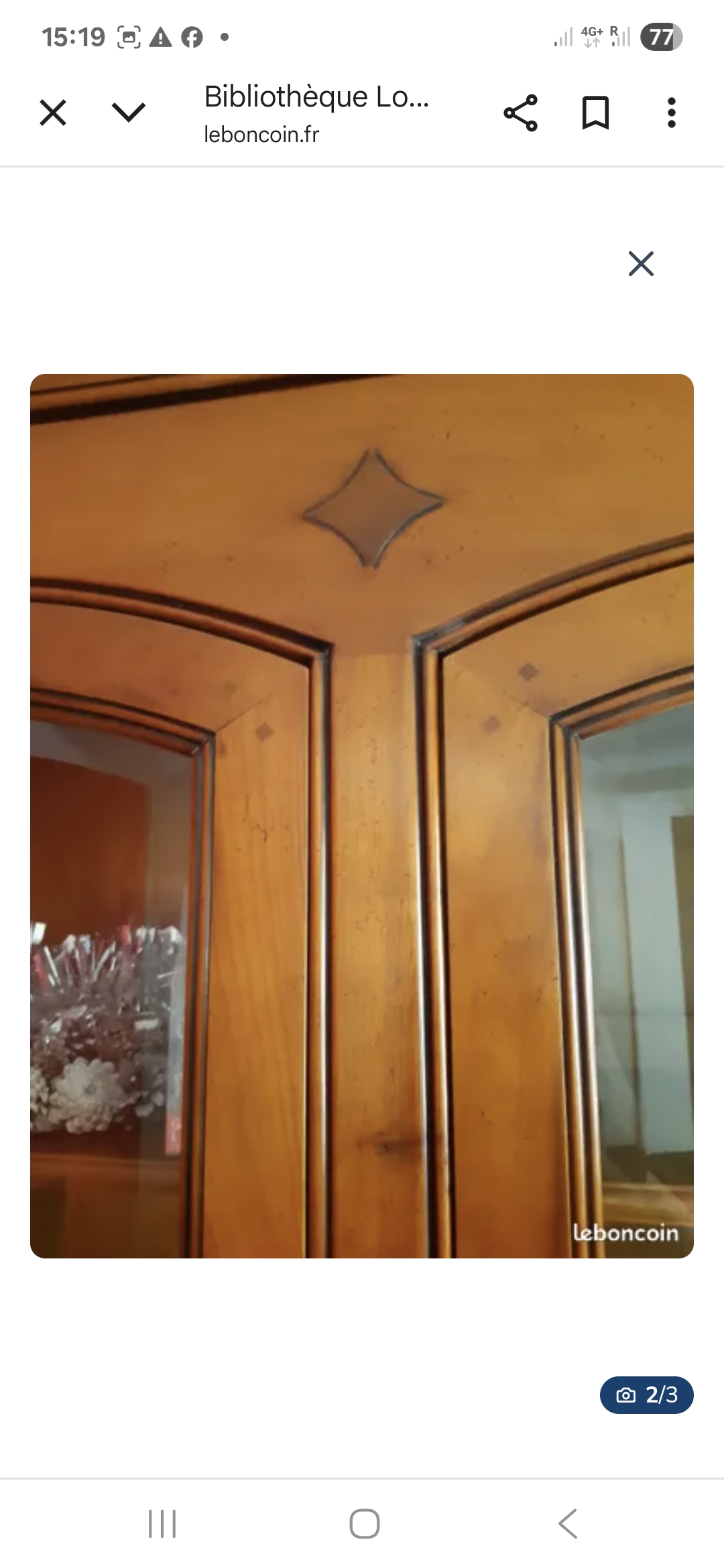 Buffet Louis philippe en merisier 