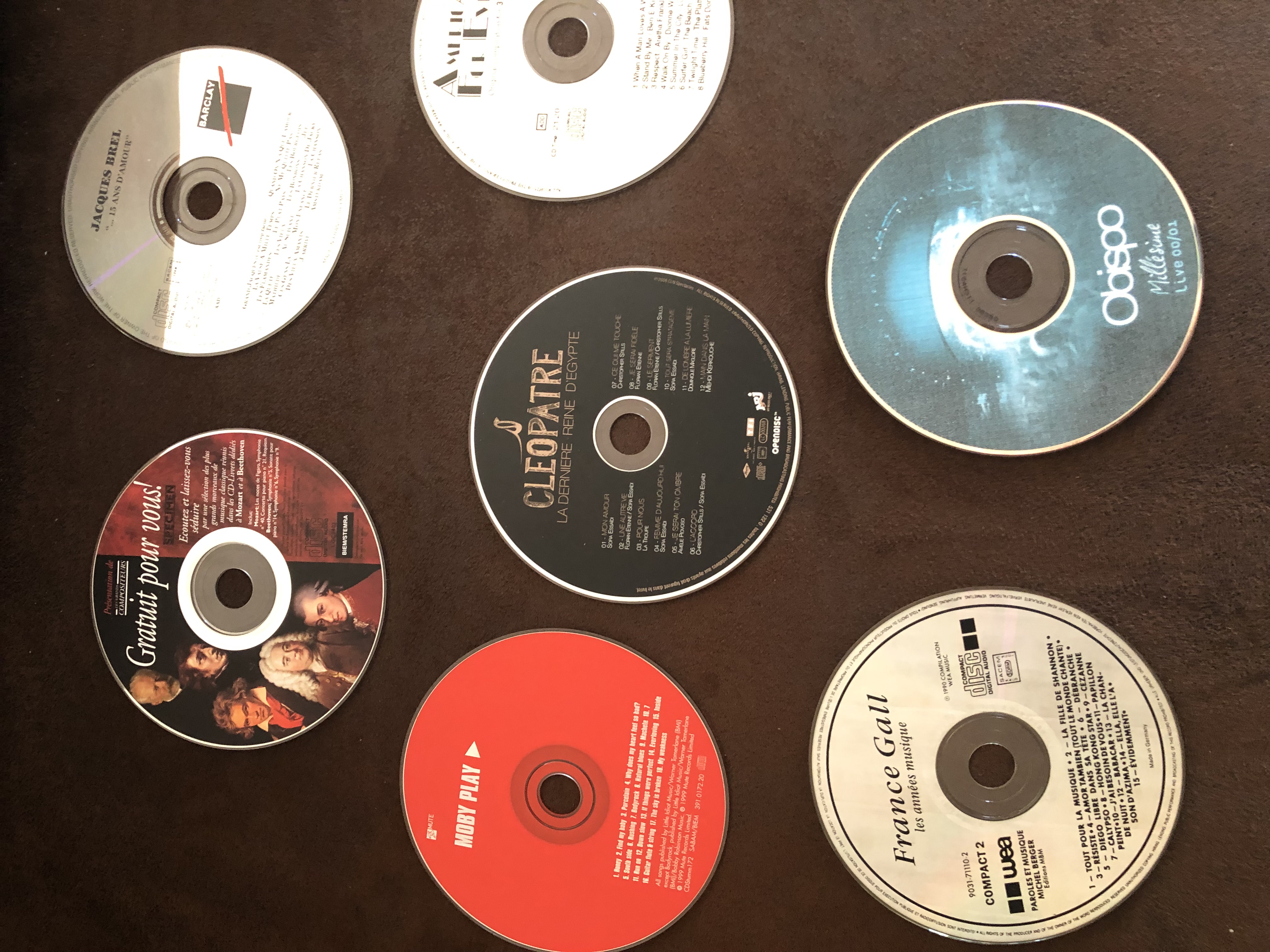 pochette pour 98 CD/DVD avec 12 CD originaux