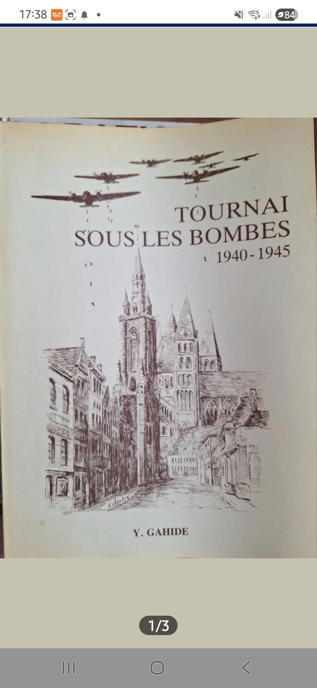 Histoire de TOURNAI sous les bombes de 1940-1945
