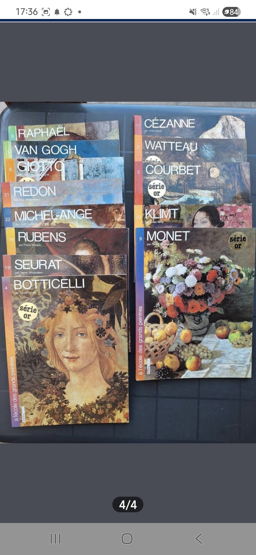 Lot de 13 livres sur différents grands peintres