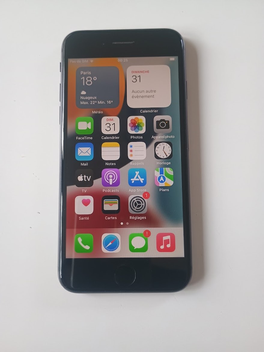 IPHONE 8 réinitialisé
